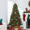 Best Choice Products Pre-Lit Spruce Artificial Christmas Tree w/ Easy Assembly, Metal Hinges & Foldable Base